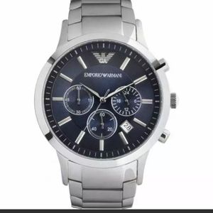 Emporio Armani Watch Chronograph Blue Dial